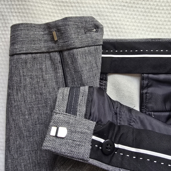 Banana Republic Women's Gray Ankle Pants - Picture 3 of 7